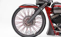 21 True Wrap Custom Front Fender HD Harley Touring Bagger Trike Softail FL KP