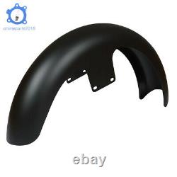 21 Wrap Black Front Fender For Harley Touring Electra Street Glide Baggers New