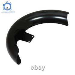 21 Wrap Black Front Fender For Harley Touring Electra Street Glide Baggers New