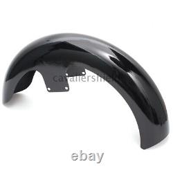 21 Wrap Black Front Fender For Harley Touring Electra Street Glide King Baggers