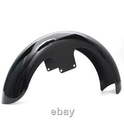 21Wrap Vivid Black Front Fender For Harley Touring Road Glide Road King Baggers