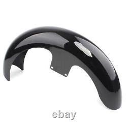 21Wrap Vivid Black Front Fender For Harley Touring Road Glide Road King Baggers