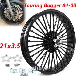 21x3.5 Fat Spoke Front Wheel Rim for Harley Touring Road King Street Glide 00-08