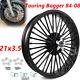 21x3.5 Fat Spoke Front Wheel Rim For Harley Touring Road King Street Glide 00-08