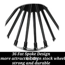 21x3.5 Fat Spoke Front Wheel Rim for Harley Touring Road King Street Glide 00-08