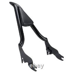 22 Tall Backrest Sissy Bar For Harley Road Glide Street Touring Road King 09-24