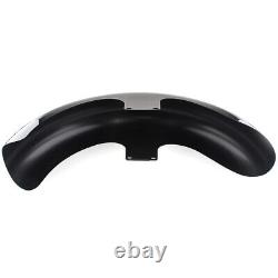 23 Vivid Black Wrap Front Fender Fit For Harley Electra Street Road Glide King