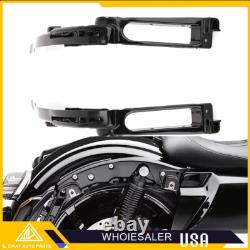 2PC Black Rear Fender Struts Support Bracket For Harley Touring Road Glide 14-Up