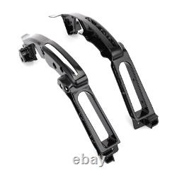 2PC Black Rear Fender Struts Support Bracket For Harley Touring Road Glide 14-Up