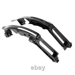 2PC Black Rear Fender Struts Support Bracket For Harley Touring Road Glide 14-Up