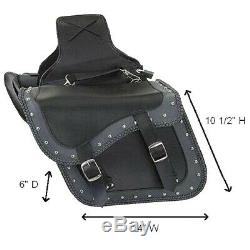 2pc Harley Sportster 1200 XL 883 Waterproof Saddlebags Tour Set Zip-off Dd16