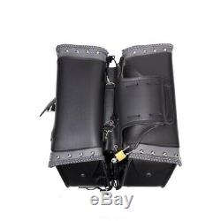 2pc Harley Sportster 1200 XL 883 Waterproof Saddlebags Tour Set Zip-off Dd16