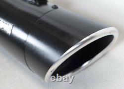 4 Black Slash Freedom Tip Slip-On Mufflers Exhaust Pipes 95-16 Harley Touring