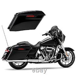 4 Extended Hard Saddlebags Fit For Harley Touring CVO Street Glide 14-later