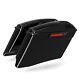 4 Extended Hard Saddlebags Fit For Harley Touring Cvo Street Road Glide 14-24