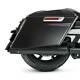 4 Extended Hard Saddlebags With Latch For Harley Touring Cvo Road Glide 2014-2020