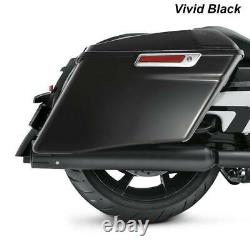 4 Stretched Extended Hard Saddlebags Fit For Harley CVO Touring Glide 2014-2021