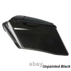 4 Stretched Extended Hard Saddlebags Fit For Harley CVO Touring Glide 2014-2021