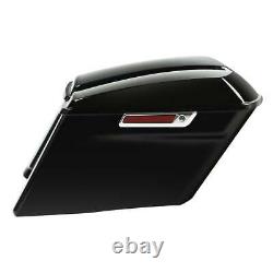 4 Stretched Hard Saddlebag Bags Fit For Harley CVO Touring Road Glide 2014-Up