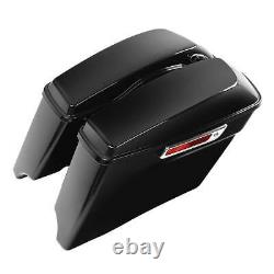 4 Stretched Hard Saddlebag Bags Fit For Harley CVO Touring Road Glide 2014-Up