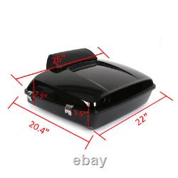 5.5 Razor Luggage Trunk Mount Rack For Harley Touring 2014-2025 Motorcycle