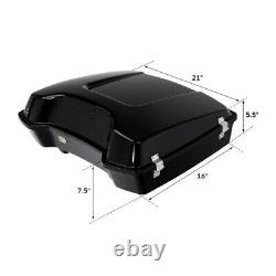 5.5 Razor Pack Trunk Solo Mount Rack Fit For Harley Tour Pak Road Glide 97-08