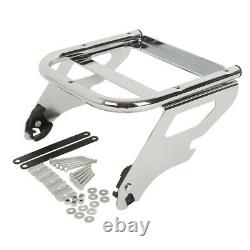 5.5 Razor Pack Trunk Solo Mount Rack Fit For Harley Tour Pak Road Glide 97-08