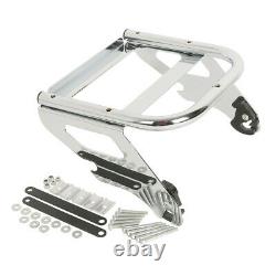 5.5 Razor Pack Trunk Solo Mount Rack Fit For Harley Tour Pak Road Glide 97-08