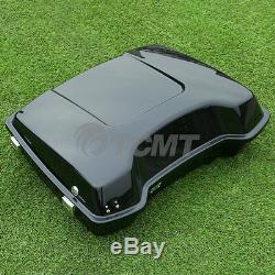 5.5 Razor Pack Trunk with Latches For Harley Tour Pak Touring Electra Glide 97-13