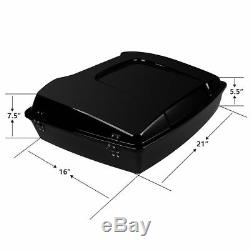 5.5 Razor Tour Pak Pack Luggage Trunk with Latch For Harley Davidson Touring 97-13