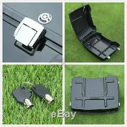5.5 Razor Tour Pak Pack Trunk &Latch Key Fit For Harley Street Road Glide 97-13