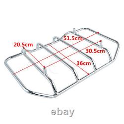 5.5 Razor Trunk Pad Rack Docking Kit Fit For Harley Tour Pak Road King 14-24 23