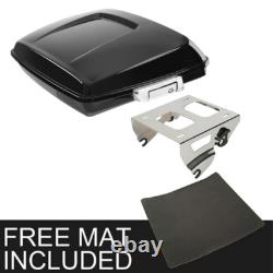 5.5 Razor Trunk Solo Mount Rack Fit For Harley Touring Road King 2014-2025