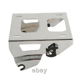 5.5 Razor Trunk Solo Mount Rack Fit For Harley Touring Road King 2014-2025