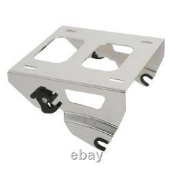 5.5 Razor Trunk Solo Mount Rack Fit For Harley Touring Road King 2014-2025
