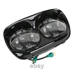 5.75 Dual LED Headlight Projector Fits For Harley Touring Road Glide 1998-2013