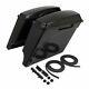 5 Extended Hard Saddlebags Saddle Bags With Lids For Harley Touring Models 93-13