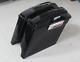 5 Gloss Black Stretched Extended Hard Saddlebags For 1993-2013 Harley Touring