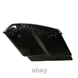 5 Stretched Extended Saddlebag Bags Fit For Harley Touring Road Glide 1993-2013