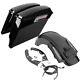 5 Stretched Extended Saddlebags & Cvo Rear Fender For Harley Touring 2009-2013