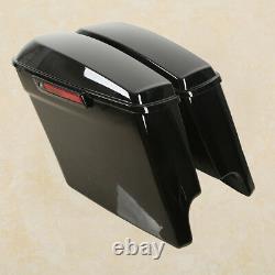 5 Stretched Saddlebags Fit For Harley Touring Road King Electra Glide 1993-2013