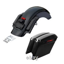 5 Stretched Saddlebags & Rear Fender Fit For Harley CVO Touring 2014-2020 2019