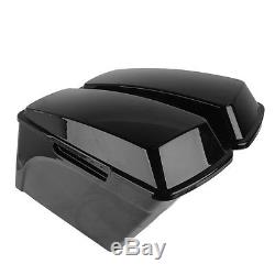 5 Vivid Stretched Extended Hard Saddlebags For Harley Touring Models 1993-2013