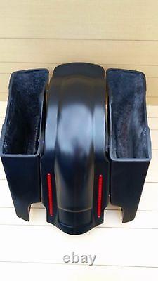 5extended Bags And Led Rear Fender For Harley Touring 96-2013