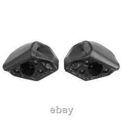 6.5 King Pack Trunk Rear Speakers Fit For Harley Tour Pak Road King Glide 14-24