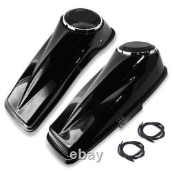 6.5 Motorcycle Speaker Saddlebag Lids Compatible for 2014-2024 Harley Tourin