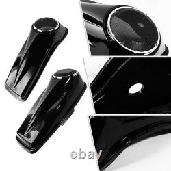 6.5 Motorcycle Speaker Saddlebag Lids Compatible for 2014-2024 Harley Tourin