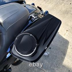 6.5 Motorcycle Speaker Saddlebag Lids Compatible for 2014-2024 Harley Tourin