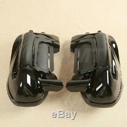 6.5 Speaker Box Pods Lower Vented Leg Fairings Fit For Harley Touring 1983-2013