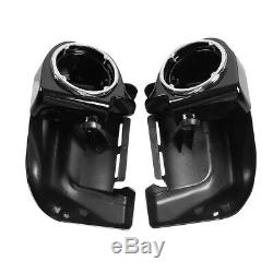 6.5 Speaker Pods +Lower Vented Leg Fairings Glove Box Fit For Harley Touring